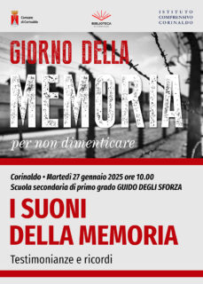 Giorno della Memoria 2026 a Corinaldo