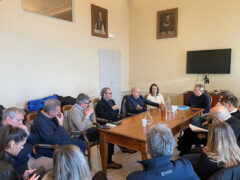 Incontro con l'assessore regionale alla sanità Paolo Calcinaro a Corinaldo