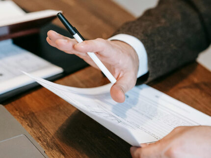 Documento, ufficio, contratto, trattativa