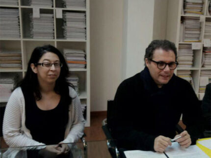 Elisa Pellegrini e Corrado Canafoglia