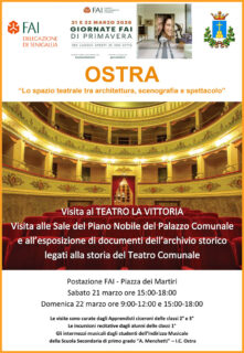 Giornate FAI di Primavera 2026 a Ostra