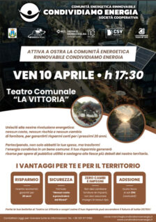 Inaugurazione pubblica della CACER Ostra