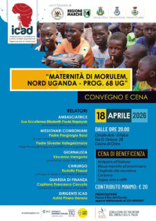 Convegno e cena di solidarietà organizzati da ICAD a Casine di Ostra