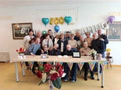 La famiglia del centenario Quinto Capitanelli