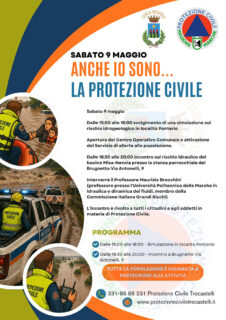 Anche io sono la Protezione Civile - Simulazioni e approfondimenti a Trecastelli