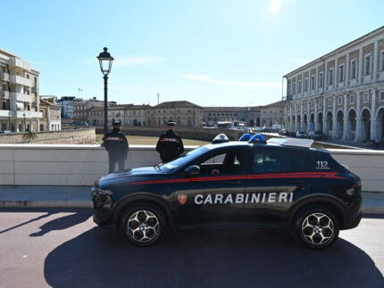 Carabinieri a Senigallia su ponte Angeli dell'8 dicembre 2018