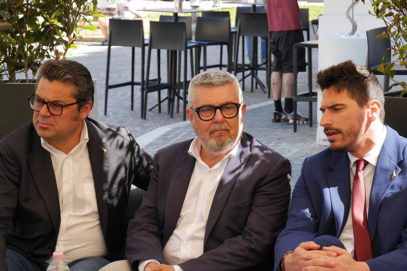 Conferenza stampa Lega Senigallia: Santarelli, Olivetti, Pierini