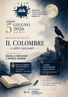 Serata dedicata a Dino Buzzati a Brugnetto di Trecastelli