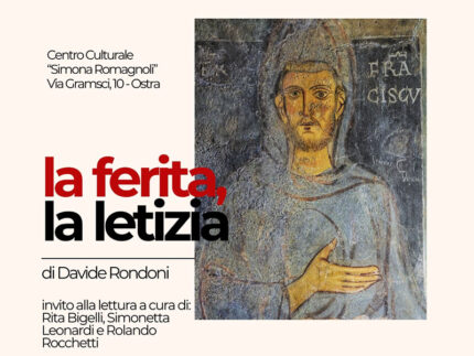 Presentazione libro "La ferita, la letizia" a Ostra