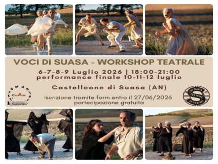 Locandina "Voci di Suasa"