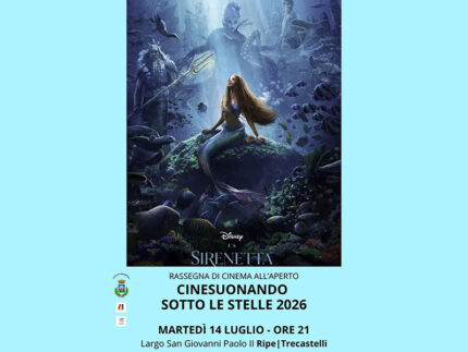 La Sirenetta a Trecastelli per Cinesuonando sotto le stelle
