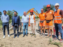 Demolizione ponte a Passo Ripe di Trecastelli