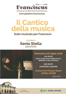 Il Cantico della Musica. Suite musicale per Francesco