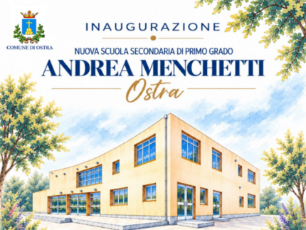 Inaugurazione della nuova scuola Menchetti a Ostra