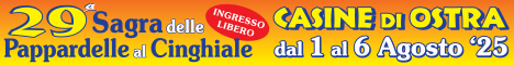 Sagra delle Pappardelle al Cinghiale 2025 - Casine di Ostra