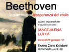 Locandina del concerto omaggio a Beethoven