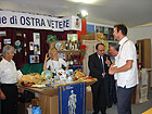 Lo stand del Comune di Ostra Vetere alla Fiera Campionaria di Senigallia