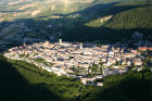 veduta aerea di Arcevia