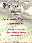 Locandina per il concerto dell'Epifania a Corinaldo