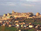 Panorama della città di Corinaldo