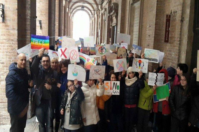 Flash Mob per la pace a Corinaldo