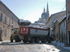 Sgombero neve a Ostra Vetere