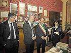 Giacomo Bugaro, Giovanni Zinni, Massimo Bello e Roberta Angelilli