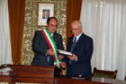 Massimo Bello e il Prefetto D'Onofrio
